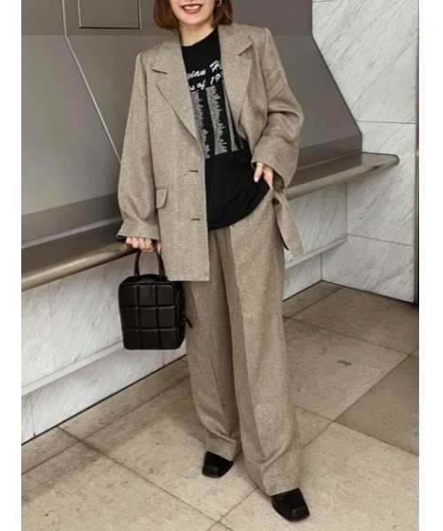 MOUSSY（マウジー）の「STRAIGHT TUCK パンツ（その他パンツ・レディース・カーキ/ベージュ・1/0/2）」の19枚目の写真