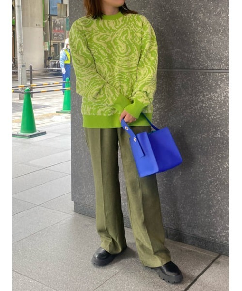 MOUSSY（マウジー）の「STRAIGHT TUCK パンツ（その他パンツ・レディース・カーキ/ベージュ・1/0/2）」の17枚目の写真