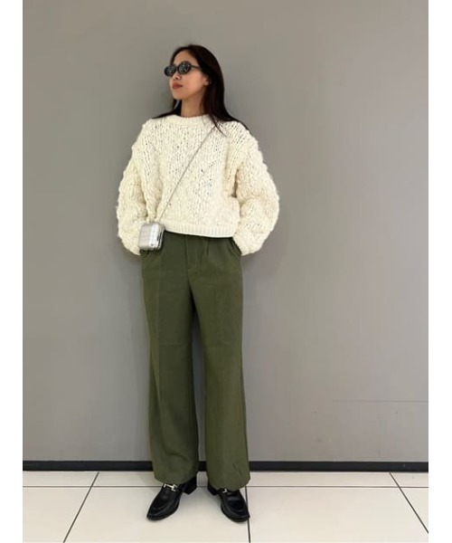 MOUSSY（マウジー）の「STRAIGHT TUCK パンツ（その他パンツ