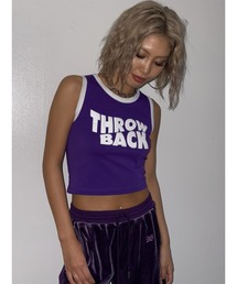 発泡プリントタンクトップ