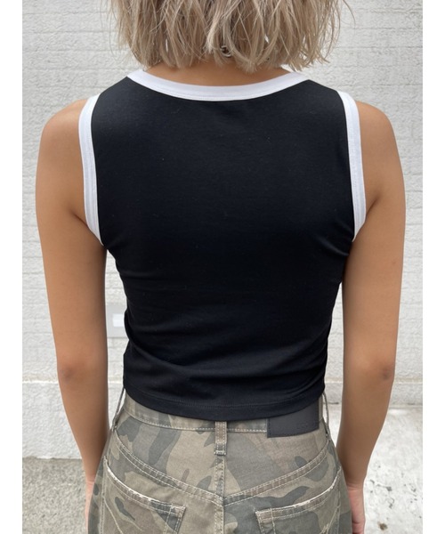 EGOIST(エゴイスト)の「発泡プリントタンクトップ(タンクトップ・レディース・ホワイト/ブラック/パープル・FREE)」の18枚目の写真