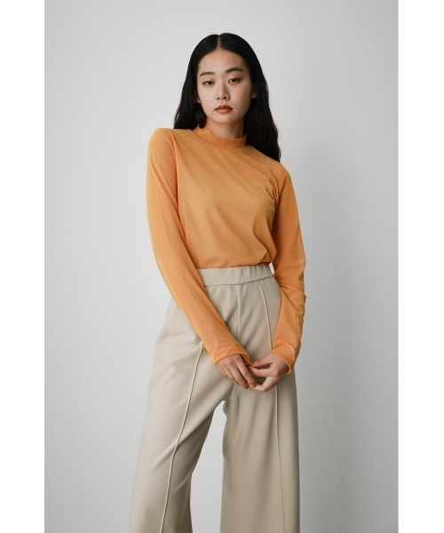AZUL by moussy（アズールバイマウジー）の「SHEER LONG SLEEVE TOPS