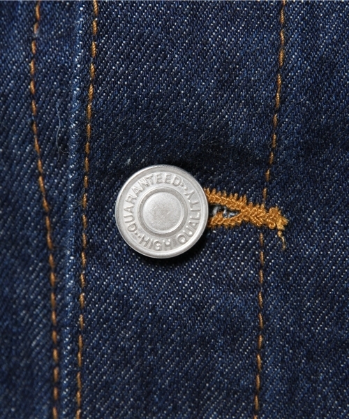 one after another NICE CLAUP（ワンアフターアナザーナイスクラップ）の「【non-no6月号掲載 ナイスクラップ】Ｇジャン（デニムジャケット・レディース・オフホワイト/ブルー/ネイビー・FREE）」の9枚目の写真