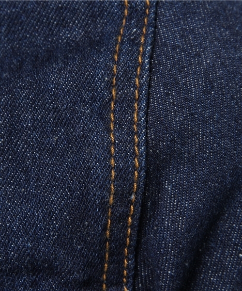 one after another NICE CLAUP（ワンアフターアナザーナイスクラップ）の「【non-no6月号掲載 ナイスクラップ】Ｇジャン（デニムジャケット・レディース・オフホワイト/ブルー/ネイビー・FREE）」の4枚目の写真