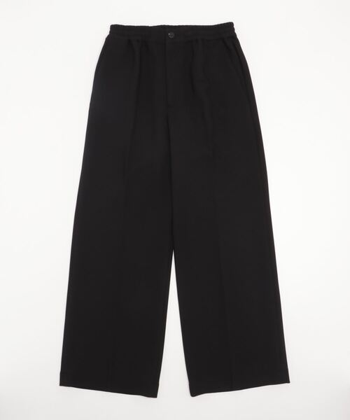 ROBES&CONFECTIONS(ローブスコンフェクションズ)の「Robes & Confections/ローブス&コンフェクションズ/ウールポリエステルダブルクロスPANTS(スラックス・レディース・ブラック・3)」の1枚目の写真