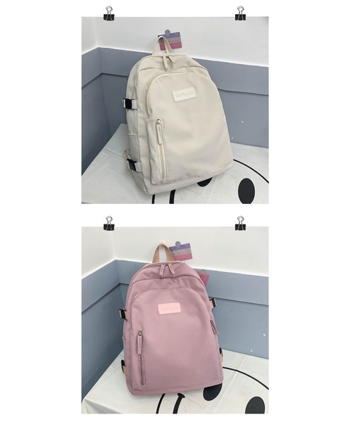 LOPASS（ロパス）の「ベーシックバックパック/リュック（バックパック/リュック・レディース・ブルー/アイボリー/ブラック・FREE）」の7枚目の写真