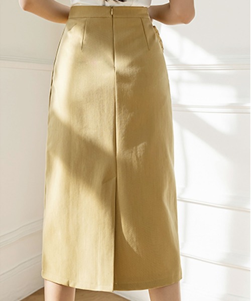 Grandeir(グランディール)の「タイトミディスカート(スカート・レディース・ブラック/カーキ/イエロー・M)」の11枚目の写真