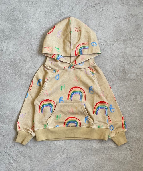 HOGAN RANCH WEAR(ホーガンランチウエア)の「ソウガラパーカー(80~130cm)(パーカー・キッズ・ライトグレー/ベージュ/ネイビー/マルチ・90/100/110/120/80/130/95)」の3枚目の写真