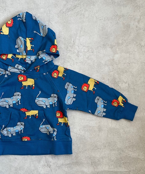 HOGAN RANCH WEAR(ホーガンランチウエア)の「ソウガラパーカー(80~130cm)(パーカー・キッズ・ライトグレー/ベージュ/ネイビー/マルチ・90/100/110/120/80/130/95)」の6枚目の写真