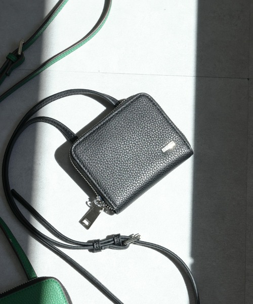 COLONY 2139(コロニートゥーワンスリーナイン)の「ショルダーストラップ財布(財布・メンズ・ブラック/グリーン・FREE)」の8枚目の写真