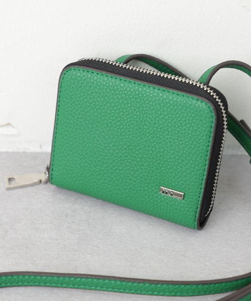 COLONY 2139(コロニートゥーワンスリーナイン)の「ショルダーストラップ財布(財布・メンズ・ブラック/グリーン・FREE)」の6枚目の写真
