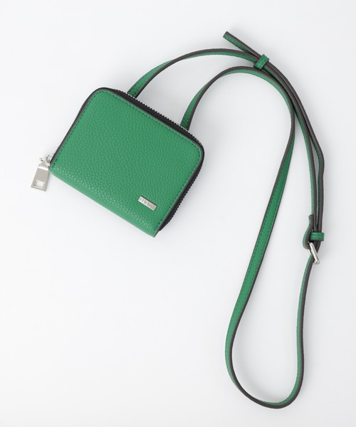 COLONY 2139(コロニートゥーワンスリーナイン)の「ショルダーストラップ財布(財布・メンズ・ブラック/グリーン・FREE)」の13枚目の写真