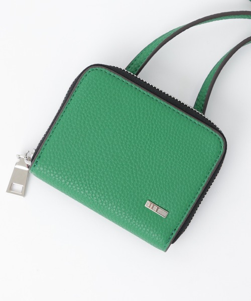 COLONY 2139(コロニートゥーワンスリーナイン)の「ショルダーストラップ財布(財布・メンズ・ブラック/グリーン・FREE)」の12枚目の写真