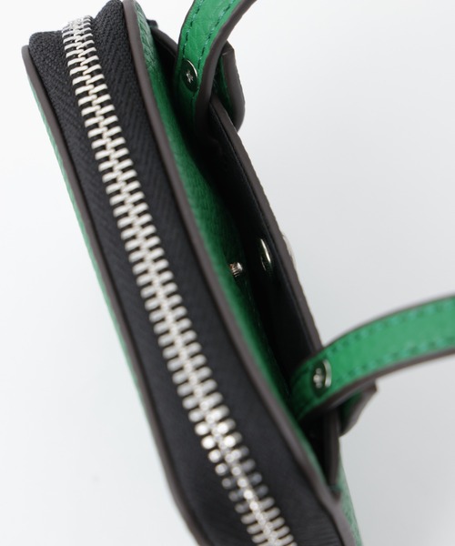 COLONY 2139(コロニートゥーワンスリーナイン)の「ショルダーストラップ財布(財布・メンズ・ブラック/グリーン・FREE)」の18枚目の写真