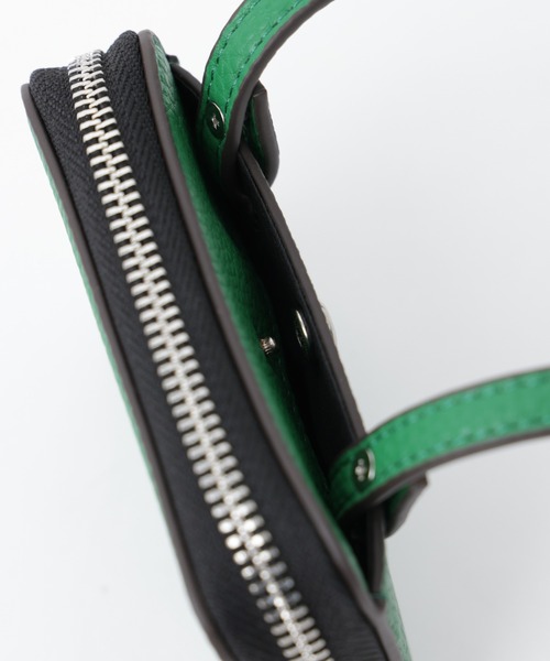 COLONY 2139(コロニートゥーワンスリーナイン)の「ショルダーストラップ財布(財布・メンズ・ブラック/グリーン・FREE)」の19枚目の写真
