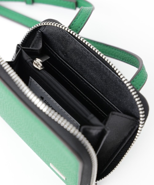 COLONY 2139(コロニートゥーワンスリーナイン)の「ショルダーストラップ財布(財布・メンズ・ブラック/グリーン・FREE)」の22枚目の写真