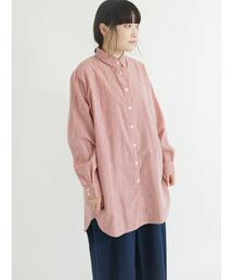 Samansa Mos2 | ストライプルーズシャツ(シャツ/ブラウス)