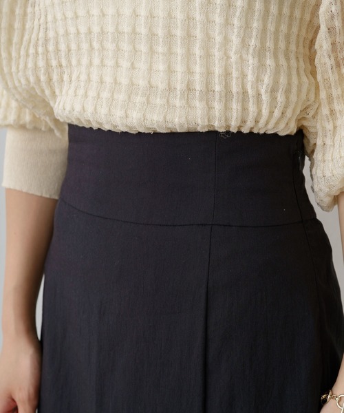 Kastane（カスタネ）の「【サイズ展開あり】スリットIラインスカート（スカート・レディース・ブラック・1/0）」の8枚目の写真
