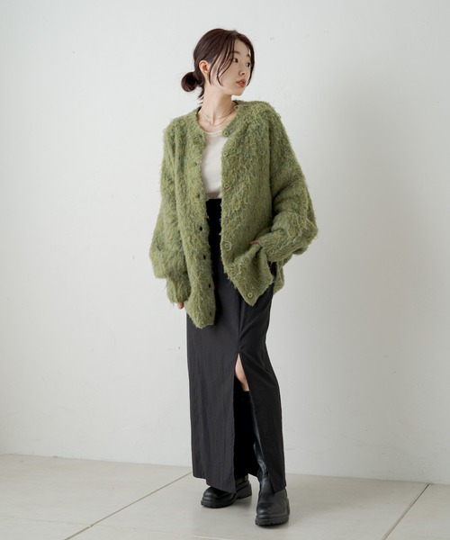 Kastane（カスタネ）の「【サイズ展開あり】スリットIラインスカート（スカート・レディース・ブラック・1/0）」の13枚目の写真