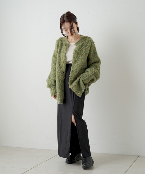 Kastane（カスタネ）の「【サイズ展開あり】スリットIラインスカート（スカート・レディース・ブラック・1/0）」の14枚目の写真