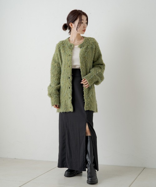 Kastane（カスタネ）の「【サイズ展開あり】スリットIラインスカート（スカート・レディース・ブラック・1/0）」の15枚目の写真