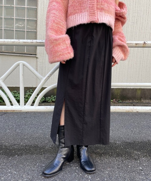 Kastane（カスタネ）の「【サイズ展開あり】スリットIラインスカート（スカート・レディース・ブラック・1/0）」の22枚目の写真