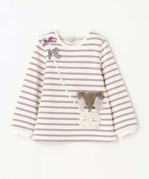 ANY（エニィ）の「アニマルポシェットトレーナー（スウェット・キッズ・ベージュ系/ネイビー系/ライラック系/ブラック系1/ライトグレー系1・100/130/110/120/90）」の20枚目の写真