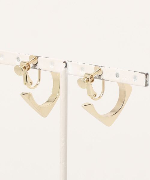 Te chichi（テチチ）の「スクエアフープイヤリング（イヤリング・レディース・ゴールド・ﾌﾘ-）」の2枚目の写真