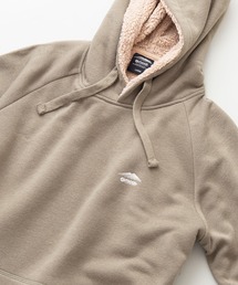 【OUTDOOR PRODUCTS/アウトドアプロダクツ】身頃ボア　ワンポイントブランドロゴ　プルオーバーパーカー