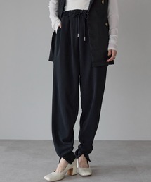 Fizz（フィズ）の「【Fizz/フィズ】　カットジョーゼット裾スリットジョガーパンツ（その他パンツ）」