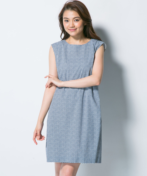 23区 ニジュウサンク の 洗える Rattiスクエアヘリンボーン ワンピース ワンピース Wear