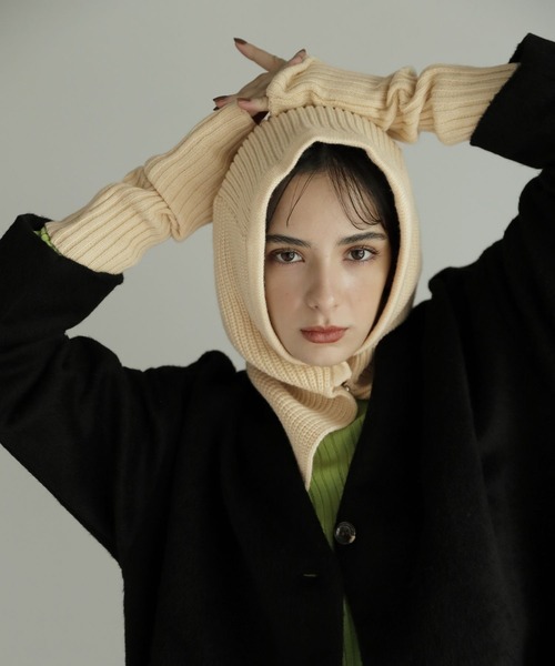 LAKOLE（ラコレ）の「ニットアームウォーマー / 353600（アームカバー・レディース・ブラウン/グレー/オフホワイト/カーキ・FREE）」の14枚目の写真