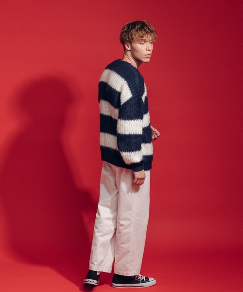 ONCILY（オンシェリー）の「TWILL TUCK BALLOON PANTS / ツイルタックバルーンパンツ（その他パンツ・メンズ・オフホワイト/ネイビー・SMALL/MEDIUM/LARGE）」の22枚目の写真