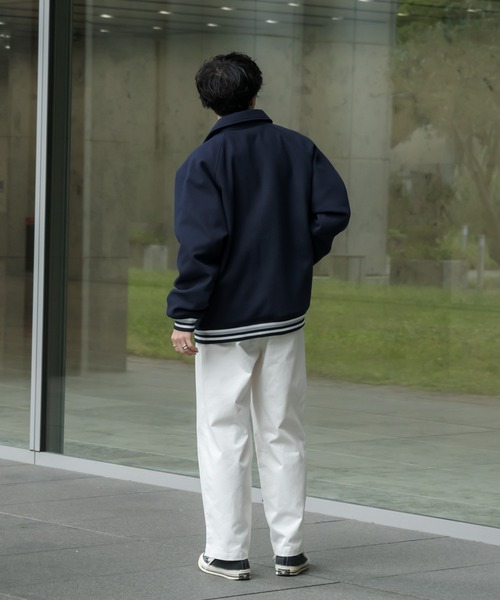 ONCILY（オンシェリー）の「TWILL TUCK BALLOON PANTS / ツイルタックバルーンパンツ（その他パンツ・メンズ・オフホワイト/ネイビー・SMALL/MEDIUM/LARGE）」の17枚目の写真