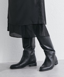 レザーロングブーツ