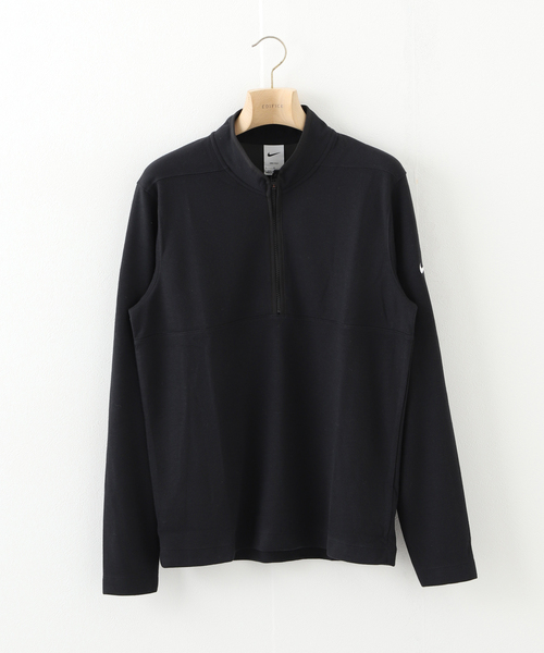NIKE（ナイキ）の「【NIKE / ナイキ】GOLF DF ビクトリーハーフZIP L/Sトップ（Tシャツ/カットソー・メンズ・ライトグレー/ブラック・MEDIUM/LARGE）」の2枚目の写真