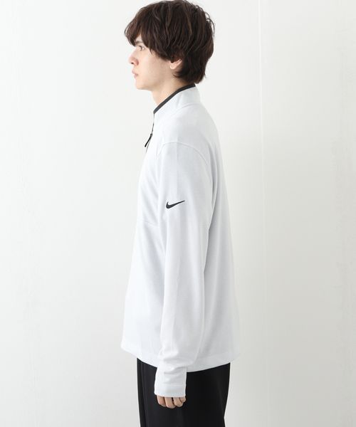 NIKE（ナイキ）の「【NIKE / ナイキ】GOLF DF ビクトリーハーフZIP L/Sトップ（Tシャツ/カットソー・メンズ・ライトグレー/ブラック・MEDIUM/LARGE）」の9枚目の写真