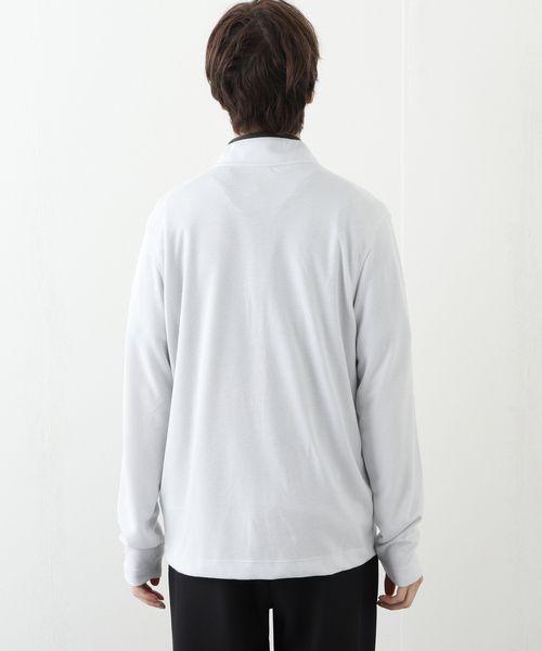 NIKE（ナイキ）の「【NIKE / ナイキ】GOLF DF ビクトリーハーフZIP L/Sトップ（Tシャツ/カットソー・メンズ・ライトグレー/ブラック・MEDIUM/LARGE）」の17枚目の写真
