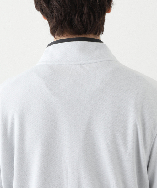 NIKE（ナイキ）の「【NIKE / ナイキ】GOLF DF ビクトリーハーフZIP L/Sトップ（Tシャツ/カットソー・メンズ・ライトグレー/ブラック・MEDIUM/LARGE）」の3枚目の写真