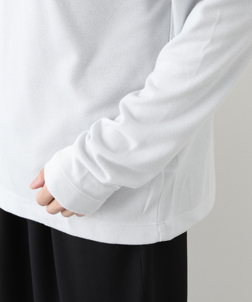 NIKE（ナイキ）の「【NIKE / ナイキ】GOLF DF ビクトリーハーフZIP L/Sトップ（Tシャツ/カットソー・メンズ・ライトグレー/ブラック・MEDIUM/LARGE）」の5枚目の写真