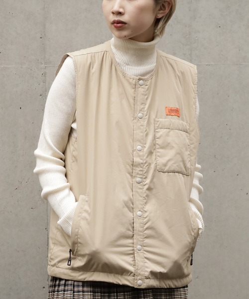 UNIVERSAL OVERALL(ユニバーサルオーバーオール)の「UNIVERSAL OVERALL/ユニバーサルオーバーオール INSULATION VEST インサレーションベスト(ベスト・メンズ・ブラック/ベージュ/ネイビー・XL/M/L)」の21枚目の写真