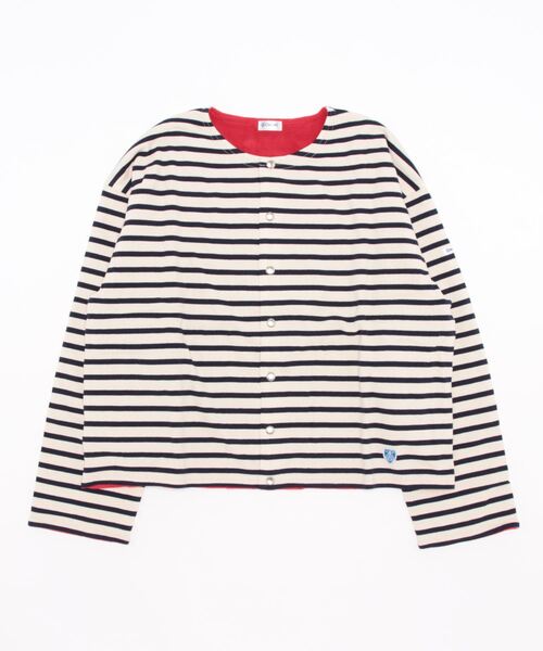 ORCIVAL（オーシバル）の「CREW NECK CARDIGAN（カーディガン/ボレロ・レディース・ブラック系その他2/ブラック系その他/ホワイト系その他・2）」の12枚目の写真