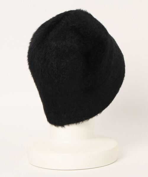 179/WG（イチナナキュウダブルジー）の「シャギーバケットＨＡＴ（ハット・レディース・ブラック/オフホワイト・FREE）」の3枚目の写真
