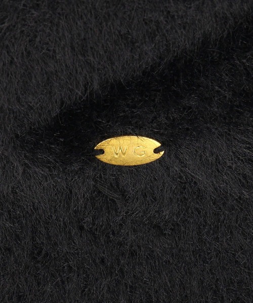 179/WG（イチナナキュウダブルジー）の「シャギーバケットＨＡＴ（ハット・レディース・ブラック/オフホワイト・FREE）」の12枚目の写真