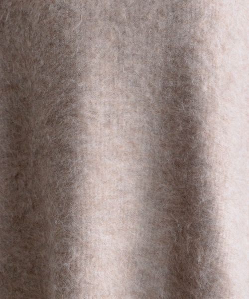 mysty woman（ミスティウーマン）の「ふわ軽シャギーニット　173984（ニット/セーター・レディース・ホワイト/ライトグレー/ブルー/モカ・FREE）」の8枚目の写真