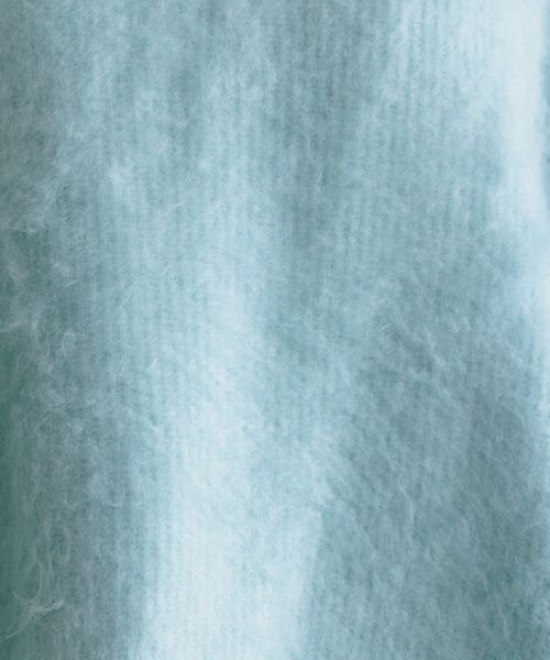 mysty woman（ミスティウーマン）の「ふわ軽シャギーニット　173984（ニット/セーター・レディース・ホワイト/ライトグレー/ブルー/モカ・FREE）」の12枚目の写真