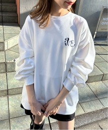 OLIVE des OLIVE | ワンポイント刺繍チュニックスウェット(スウェット)