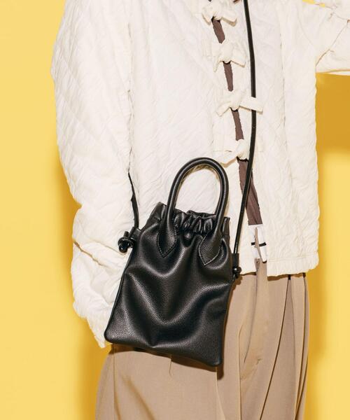 CITEN（シテン）の「＜CITEN＞ハンドル ショルダーバッグ（ショルダーバッグ・レディース・ブラック/ホワイト/ケリー・FREE）」の8枚目の写真