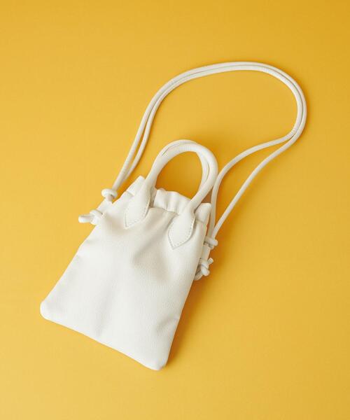 CITEN（シテン）の「＜CITEN＞ハンドル ショルダーバッグ（ショルダーバッグ・レディース・ブラック/ホワイト/ケリー・FREE）」の5枚目の写真