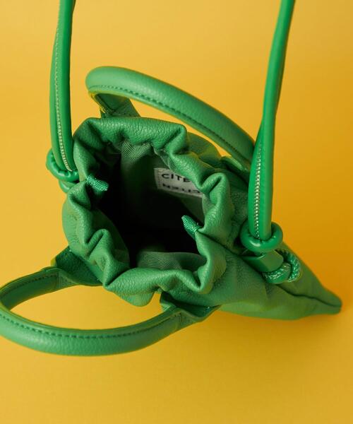 CITEN（シテン）の「＜CITEN＞ハンドル ショルダーバッグ（ショルダーバッグ・レディース・ブラック/ホワイト/ケリー・FREE）」の19枚目の写真